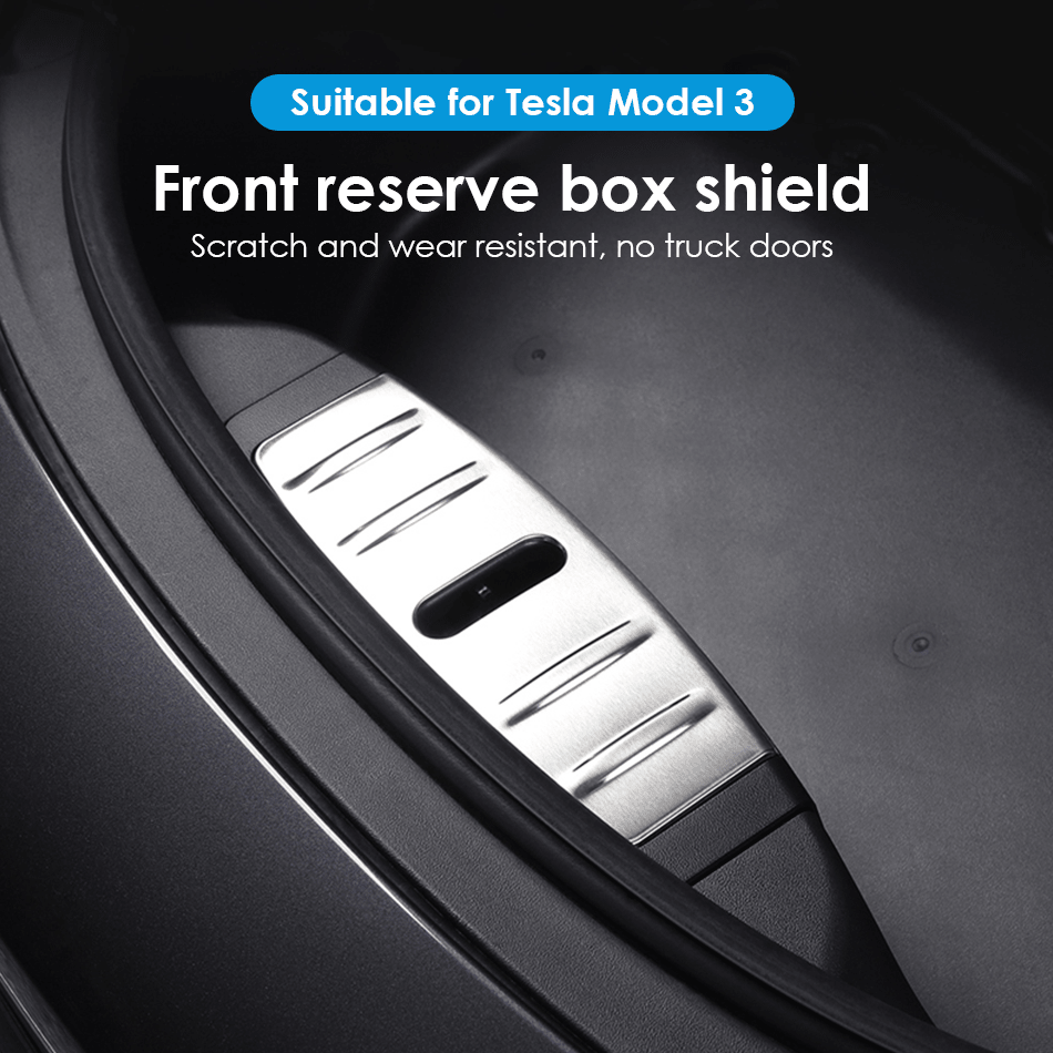 Model 3 Front Trunk Stainless Steel Protective Cover