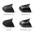 Model 3 GT Style Carbon Fiber Mirror Caps (Carbon Fiber Pattern ABS) (1 pair) for Tesla(2017+)
