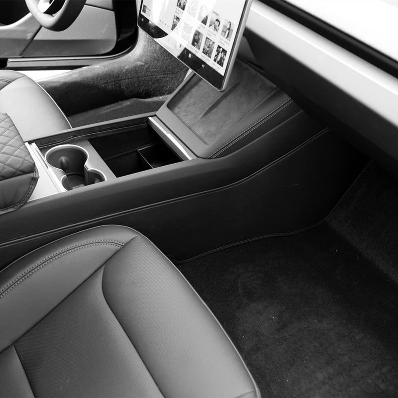 Model 3 Highland 2024+ Center Console Side Anti-Kick Mats Dust Resistant Protector Cover for Tesla