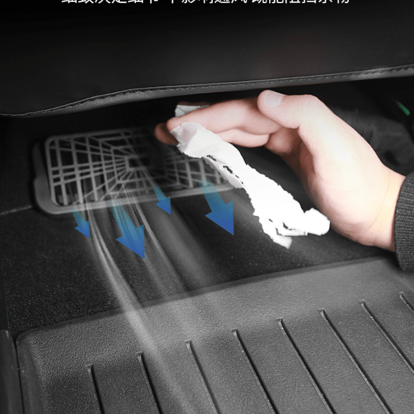 Model 3 Highland Protective Cover for Air Outlet Under Seat Console Outlet Protector Grille (2PCS)