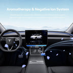 Model 3 Highland/Model Y Juniper Under Screen Crystal Dock  | 3-in-1 Ambient Light, Aromatherapy & USB Fast Charging