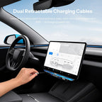 Model 3 Highland/Model Y Juniper Under Screen Crystal Dock  | 3-in-1 Ambient Light, Aromatherapy & USB Fast Charging