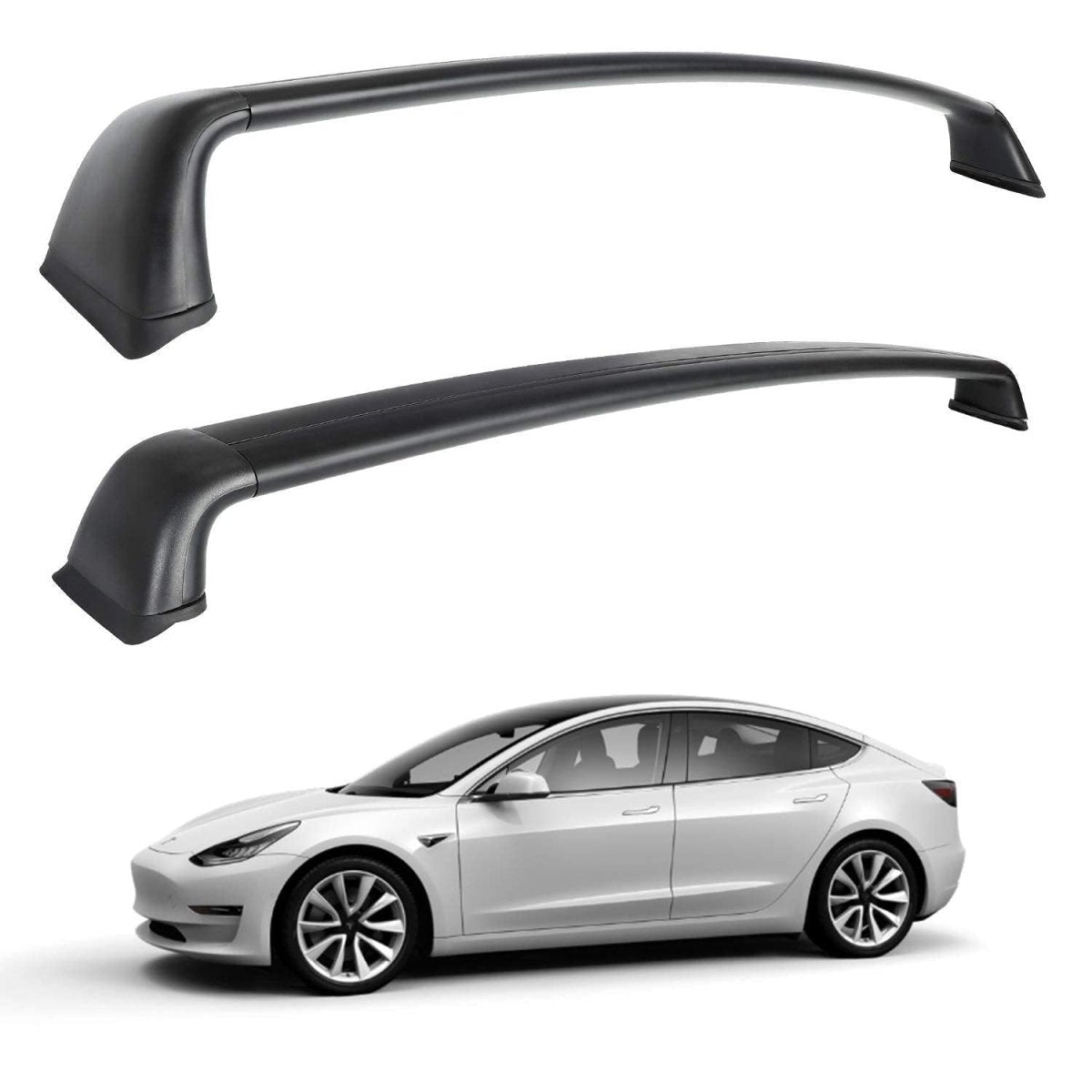Model 3 & Model Y Aluminum Roof Rack Cargo Cross Bars (Set of 2) for Tesla (2017+)