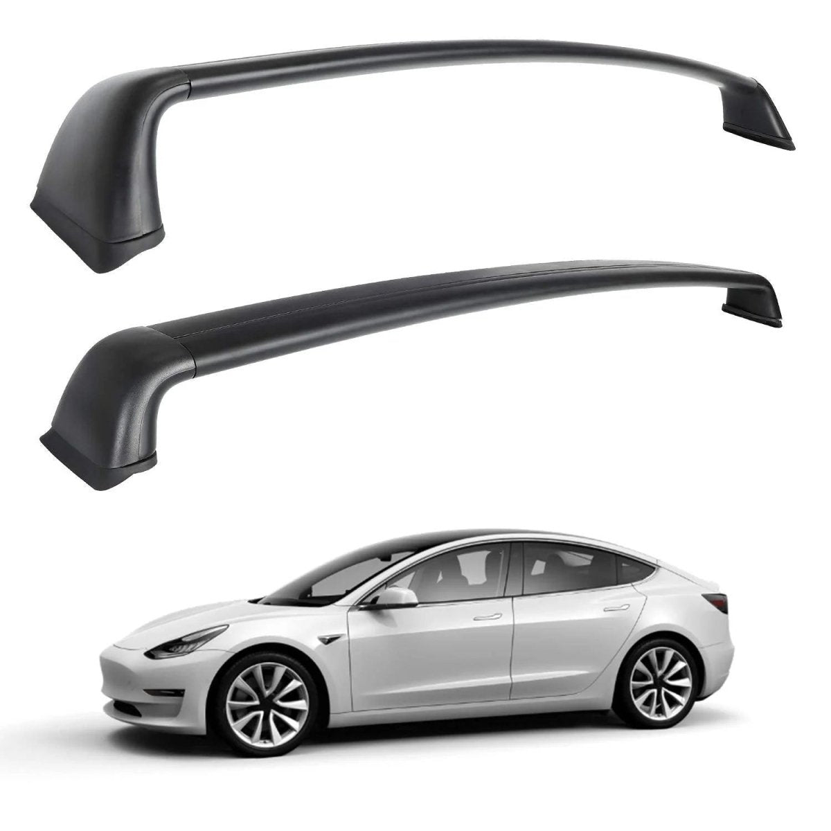 Model 3 & Model Y Aluminum Roof Rack Cargo Cross Bars (Set of 2) for Tesla (2017+)
