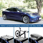 Model 3 & Model Y Aluminum Roof Rack Cargo Cross Bars (Set of 2) for Tesla (2017+)