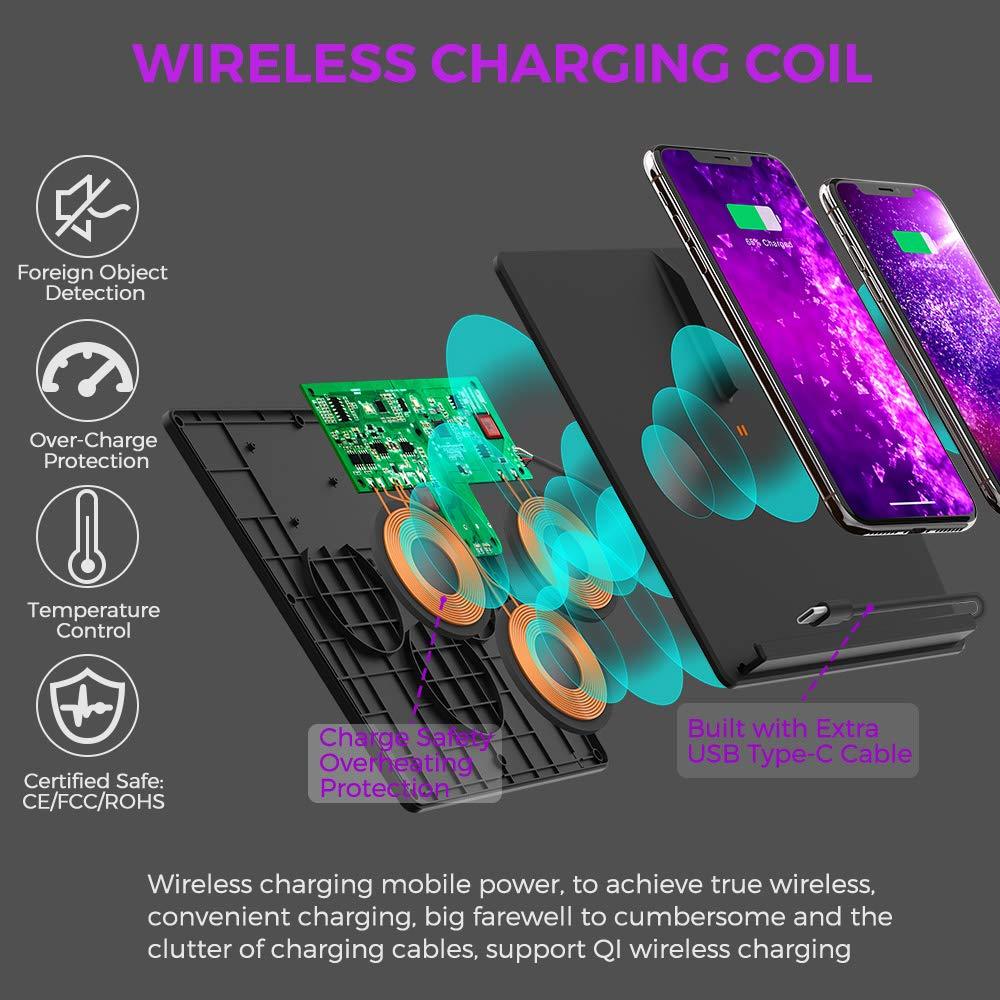 Model 3 Wireless Phone Charging Pad For Tesla (2017-2020.06)