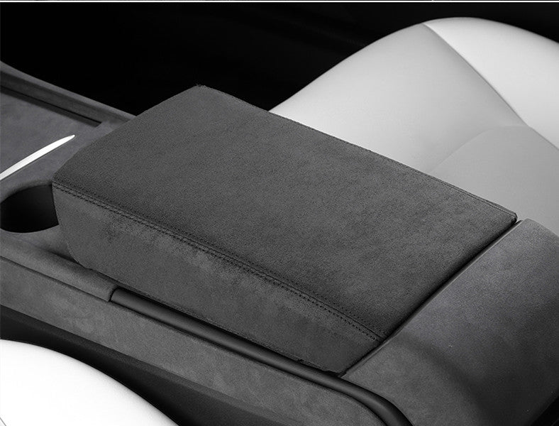 Alcantara Armrest Cover for Model 3 Highland & Model Y Juniper | Miroken