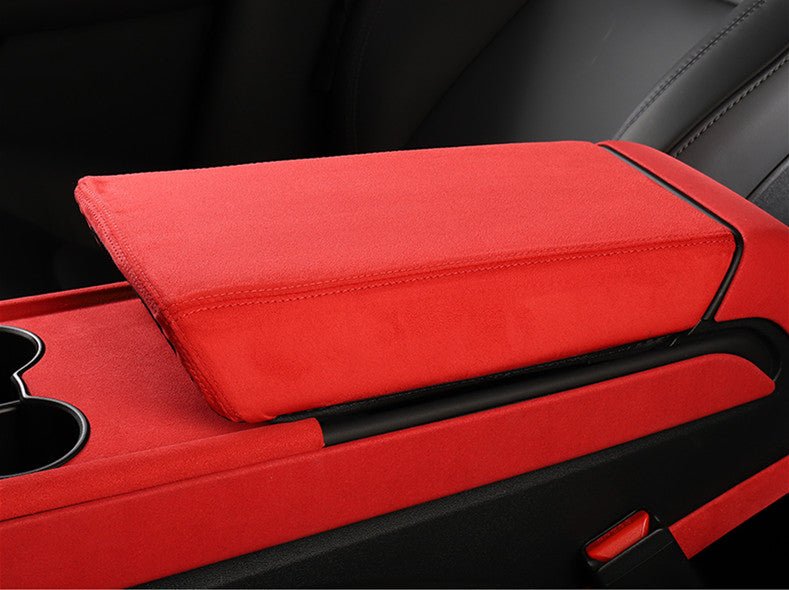 Alcantara Armrest Cover for Model 3 Highland & Model Y Juniper | Miroken
