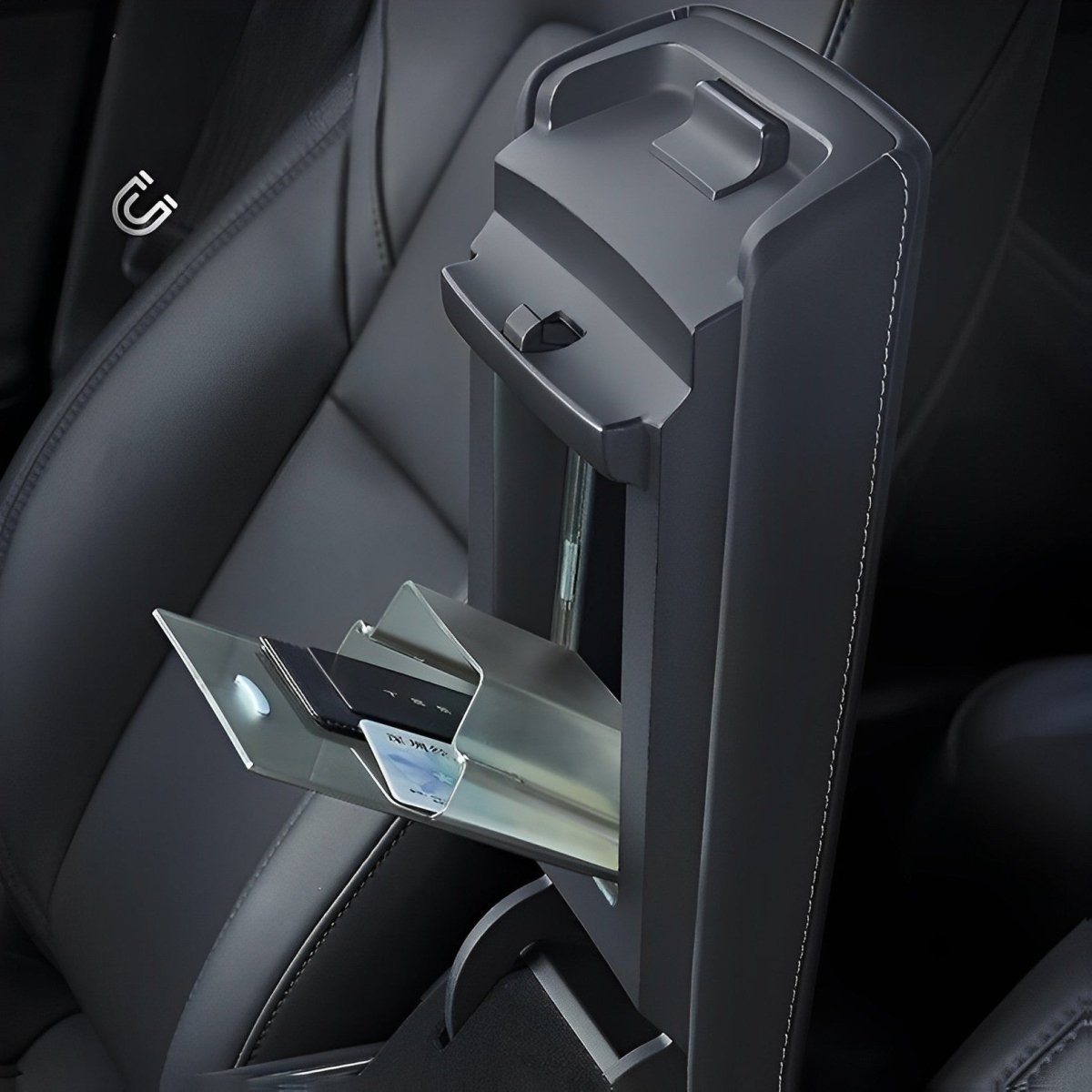 Model 3 / Y Armrest Hidden Storage Box Center Console Organizer (2017-2024)