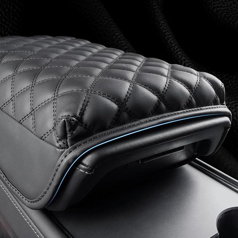 Model 3 / Y Armrest Leather Cover Soft Material Improves Comfort For Long Distances for Tesla(2017+)