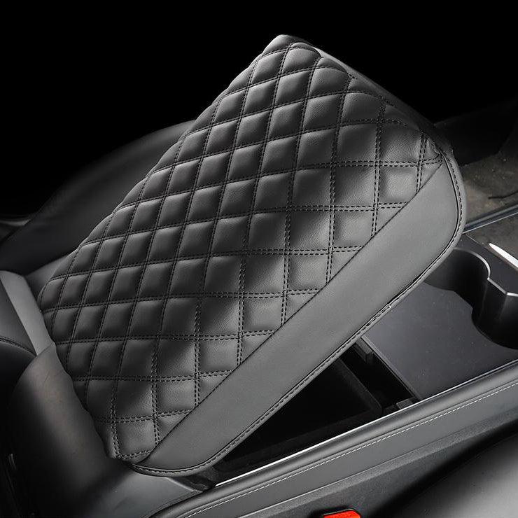 Model 3 / Y Armrest Leather Cover Soft Material Improves Comfort For Long Distances for Tesla(2017+)