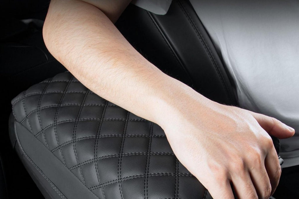 Model 3 / Y Armrest Leather Cover Soft Material Improves Comfort For Long Distances for Tesla(2017+)
