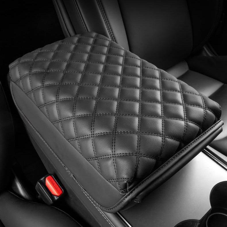 Model 3 / Y Armrest Leather Cover Soft Material Improves Comfort For Long Distances for Tesla(2017+)