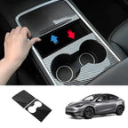 Model 3 & Y Center Console Cover (Carbon Fiber Pattern ABS) (Gen.2) for Tesla(2021-2023)