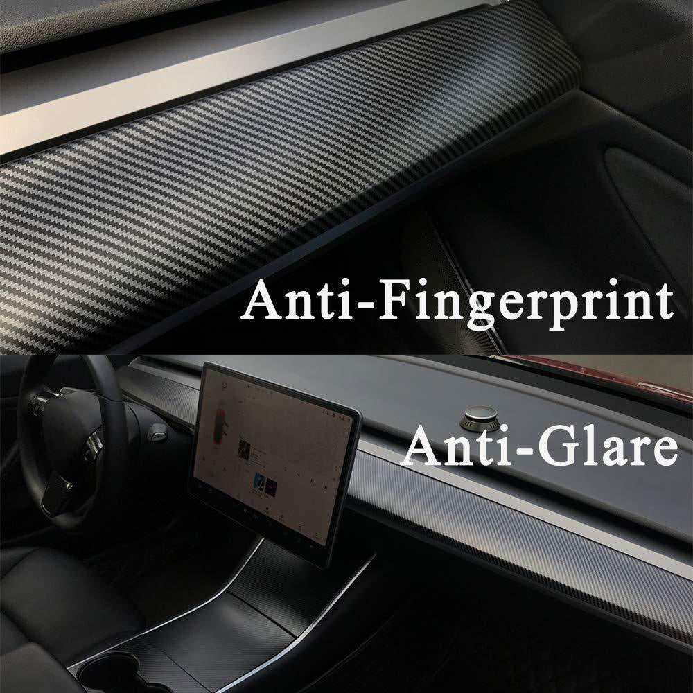 Model 3 & Y Dashboard Cover (Carbon Fiber Pattern ABS) (2017-2023)