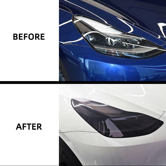 Model 3 & Y Headlight Protection Film (1 Pair) - Smoked (2017-2023)