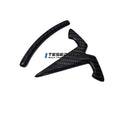 Model 3 / Y T Logo Overlay Front & Rear - Real Carbon Fiber Exterior