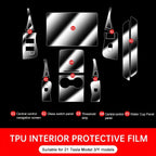 Model 3/Y (2017+) TPU interior Protective Film for Tesla