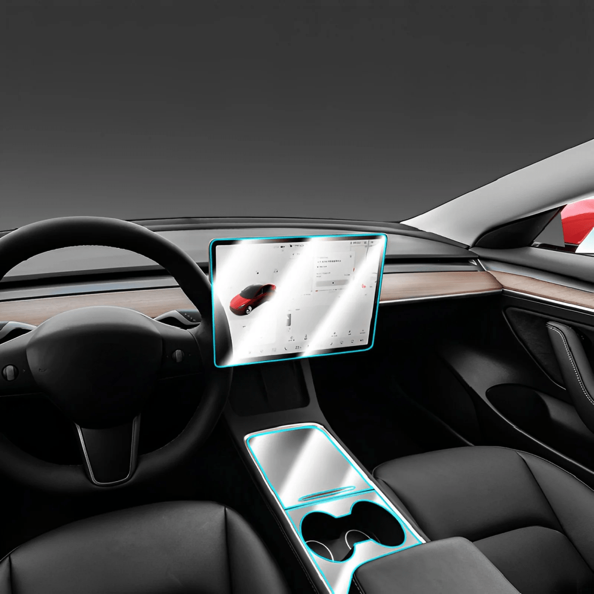Model 3/Y (2017+) TPU interior Protective Film for Tesla