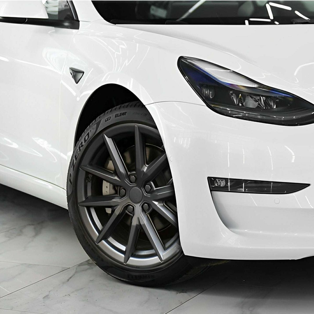 Model 3/Y AMG-Style Wheel Hub Caps Aero Hubcap for Tesla (4 Pcs)
