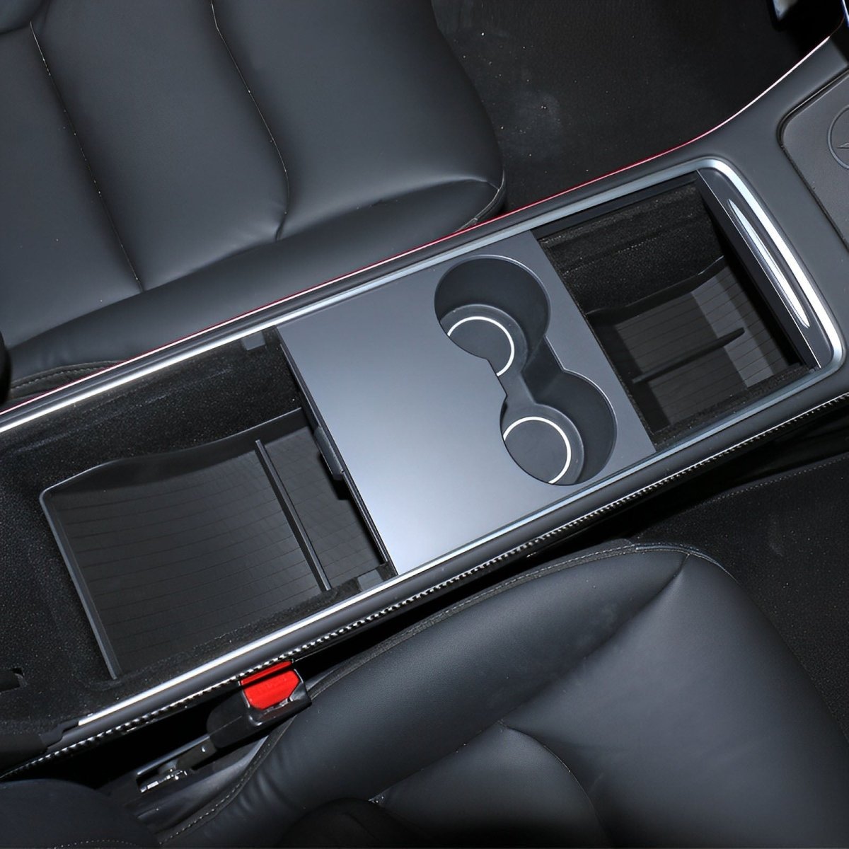 Model 3/Y Center Console Storage Box Rubber Mat for Tesla