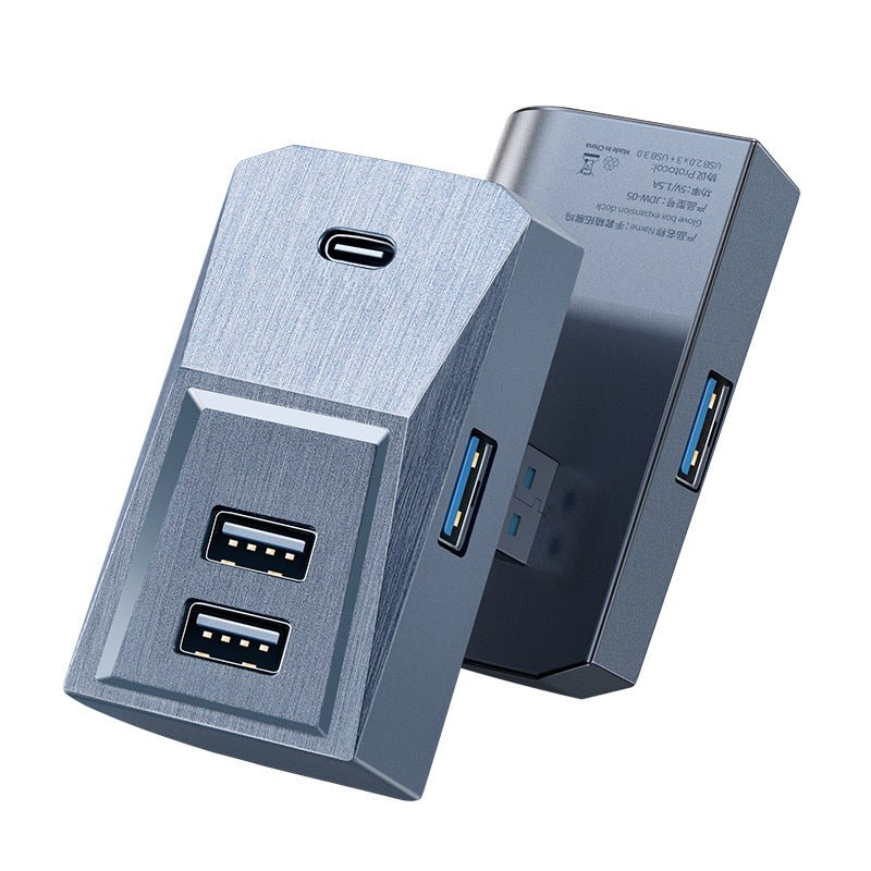 Model 3/Y Cybertruck Style Glove Box 4 in 1 USB Hub Docking Station for Tesla