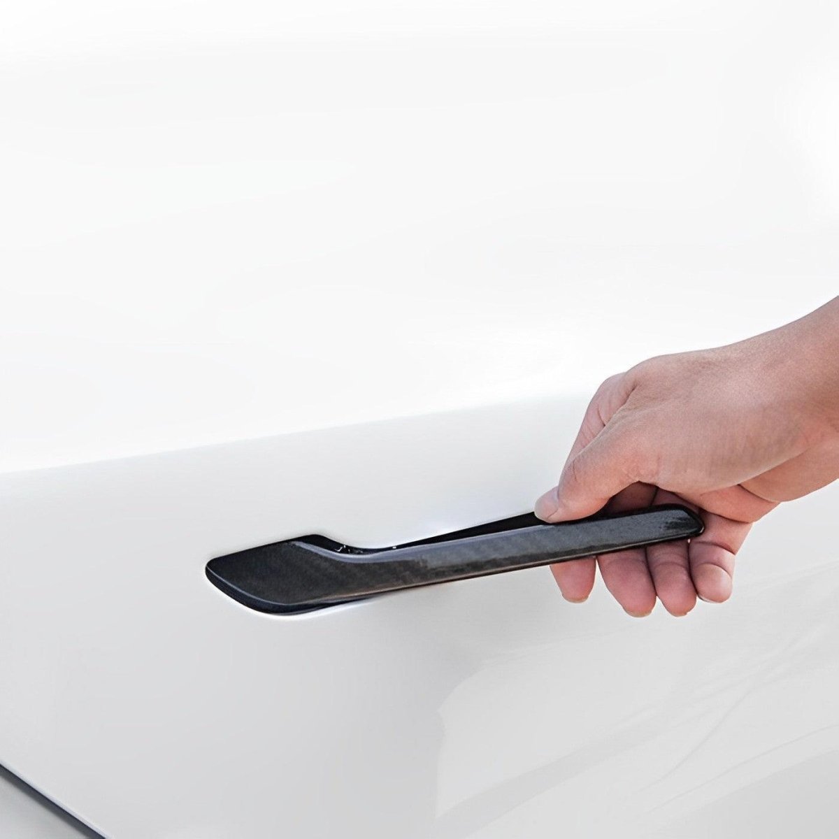 Model 3/Y Door Handle Cover (Carbon Fiber Pattern ABS)  for Tesla (2017+) (4 PCS)