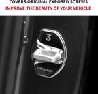Model 3/Y Door Latch Lock Covers CF Coated (Set Of 4)