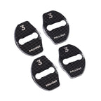 Model 3/Y Door Latch Lock Covers CF Coated (Set Of 4)