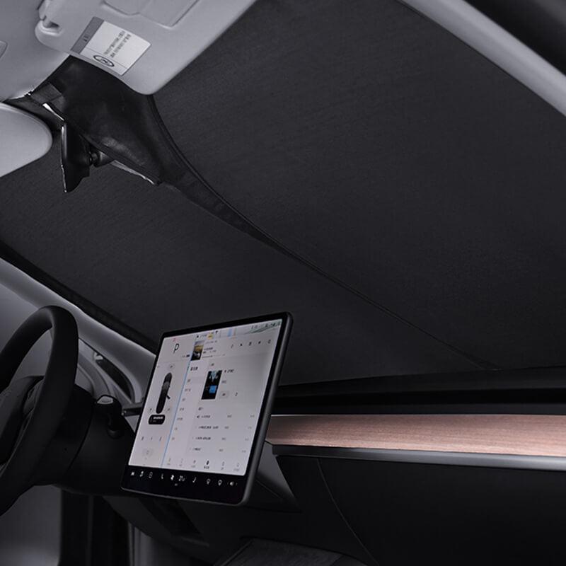 Model 3/Y Foldable Windshield Sun Visor Shade (2017-2026) for Tesla Car Accessories