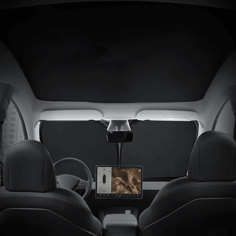 Model 3/Y Foldable Windshield Sun Visor Shade (2017-2026) for Tesla Car Accessories