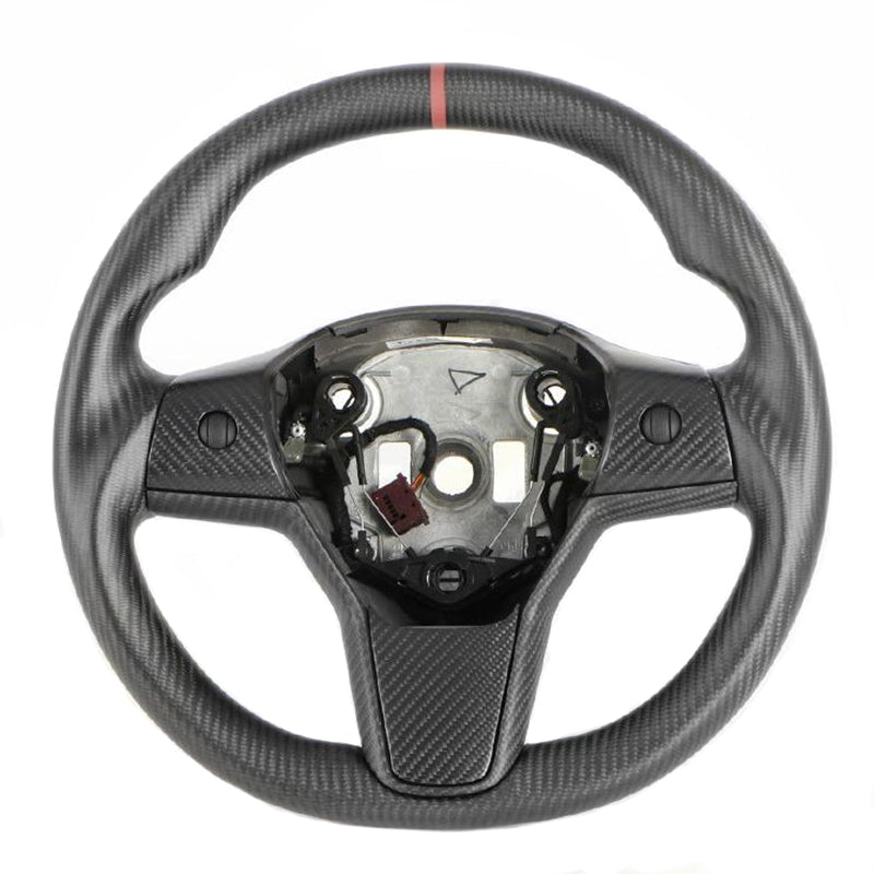 Model 3/Y Full Carbon Fiber Steering Wheel