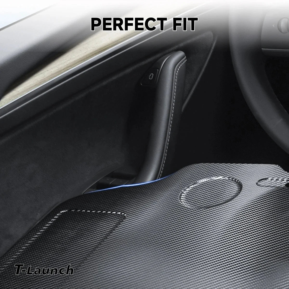 Model 3/Y HDB Steering Wheel Table - Durable High Density Board, Folding Design