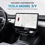 Model 3/Y Hidden Foldable Central Control Screen Lower Storage Box for Tesla