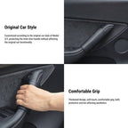 Model 3/Y Inner Door Handle Leather Protective Cover for Tesla(4PCS)