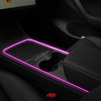 Model 3/Y Interior LED Dashboard + Center Console Light Strip + App Controller for Tesla(2017-2024)