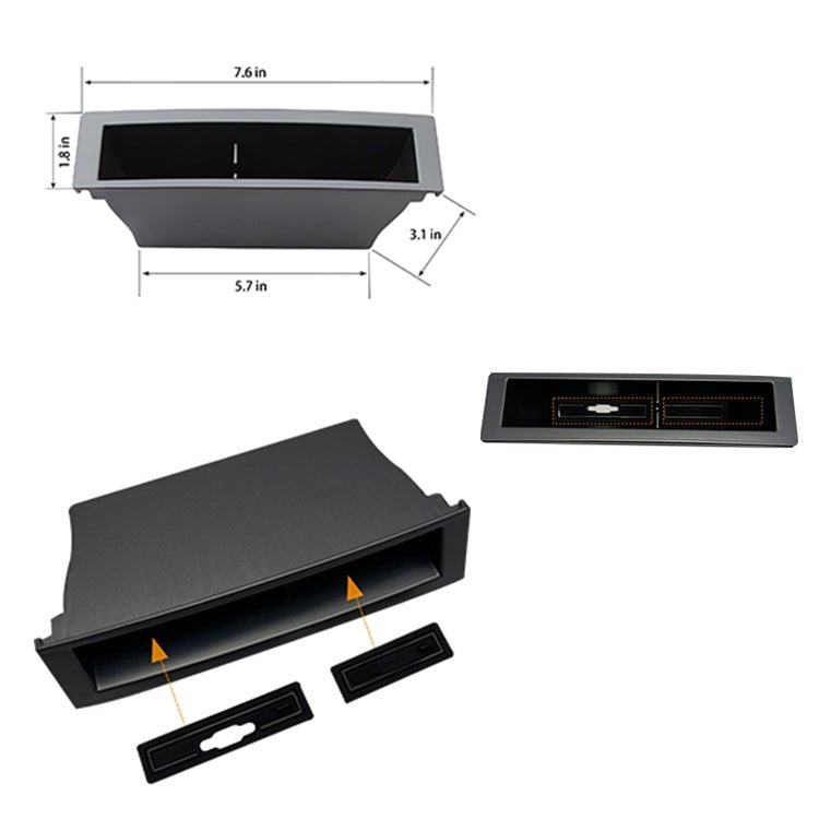 Model 3/Y Phone Storage Organizer Central Control Storage Box For Tesla(2021-2023)