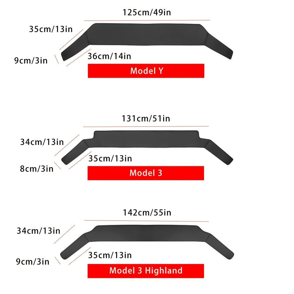 Model 3/Y Rear Seat Lower Protective Mat (Suitable for 2024+ Model 3 Highland)