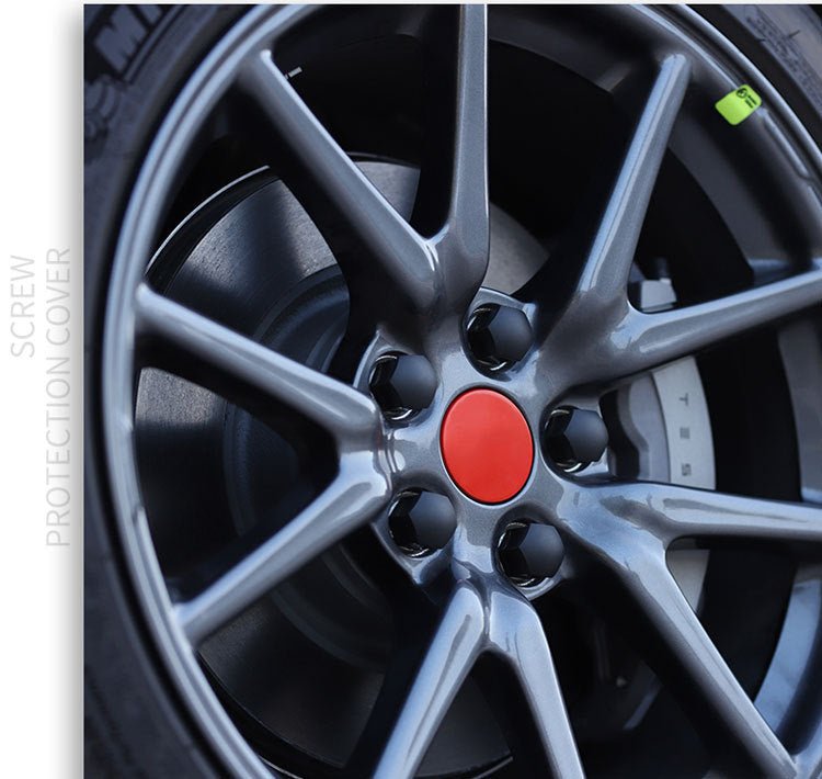 Model 3/Y Wheel Lug Nut Cover Cap Set for Tesla (4 wheels Set)