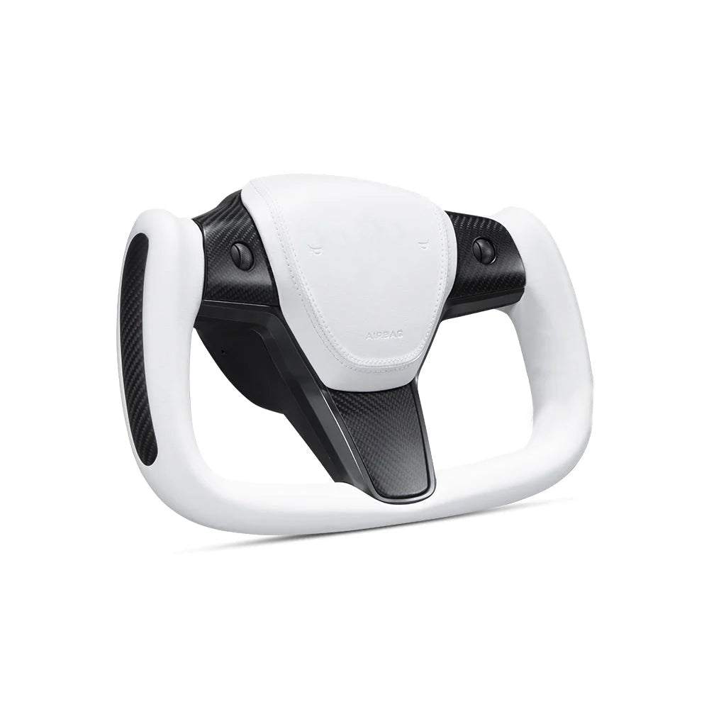 Model 3/Y Yoke Style Carbon Fiber Steering Wheel