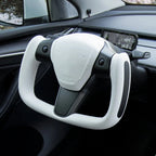 Model 3/Y Yoke Style Carbon Fiber Steering Wheel
