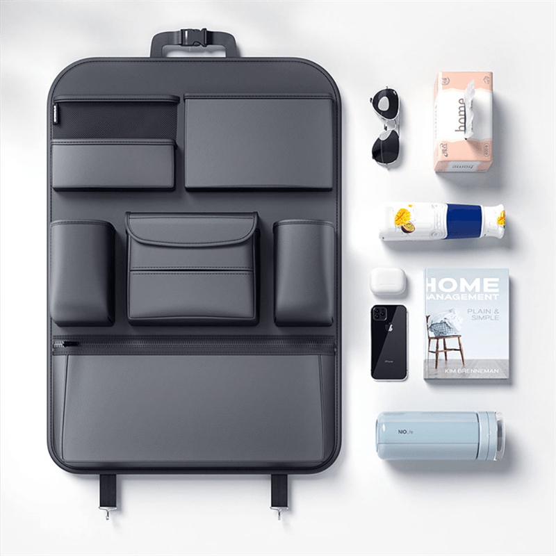 Model 3/Y/S/X Car Seat Back Storage Bag Hanging Bag Multifunctional Storage Box For Tesla (1 Pc)