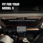 Model 3/Y/S/X Front Windshield Sunshade - Windshield Cover