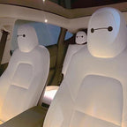 Model 3/Y/S/X/Cybertruck Baymax Headrest Stickers Decoration Sticker for Tesla(4 PCS)