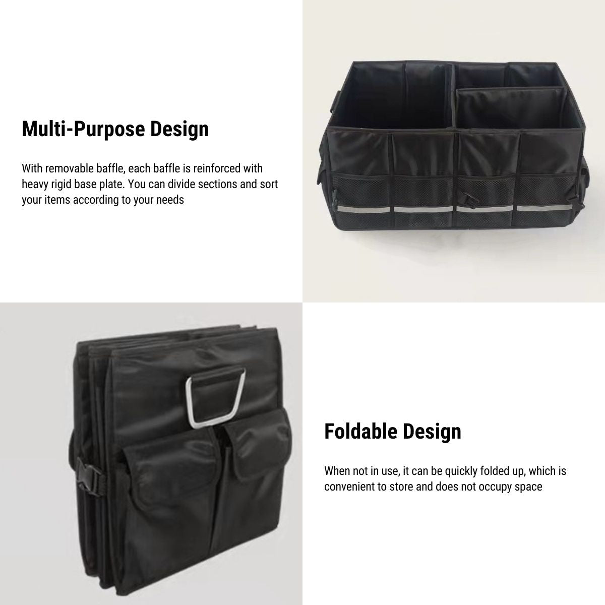 Model 3/Y/S/X/Cybertruck Foldable Storage Box Trunk Storage Box