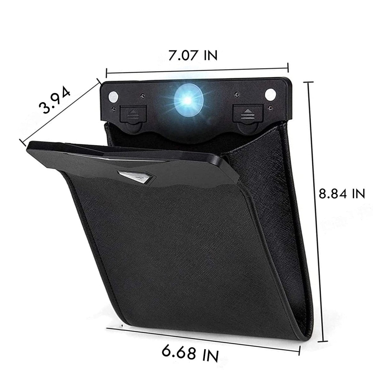 Model 3/Y/X/S LED Car Garbage Bag Seat Garbage Bag for Tesla