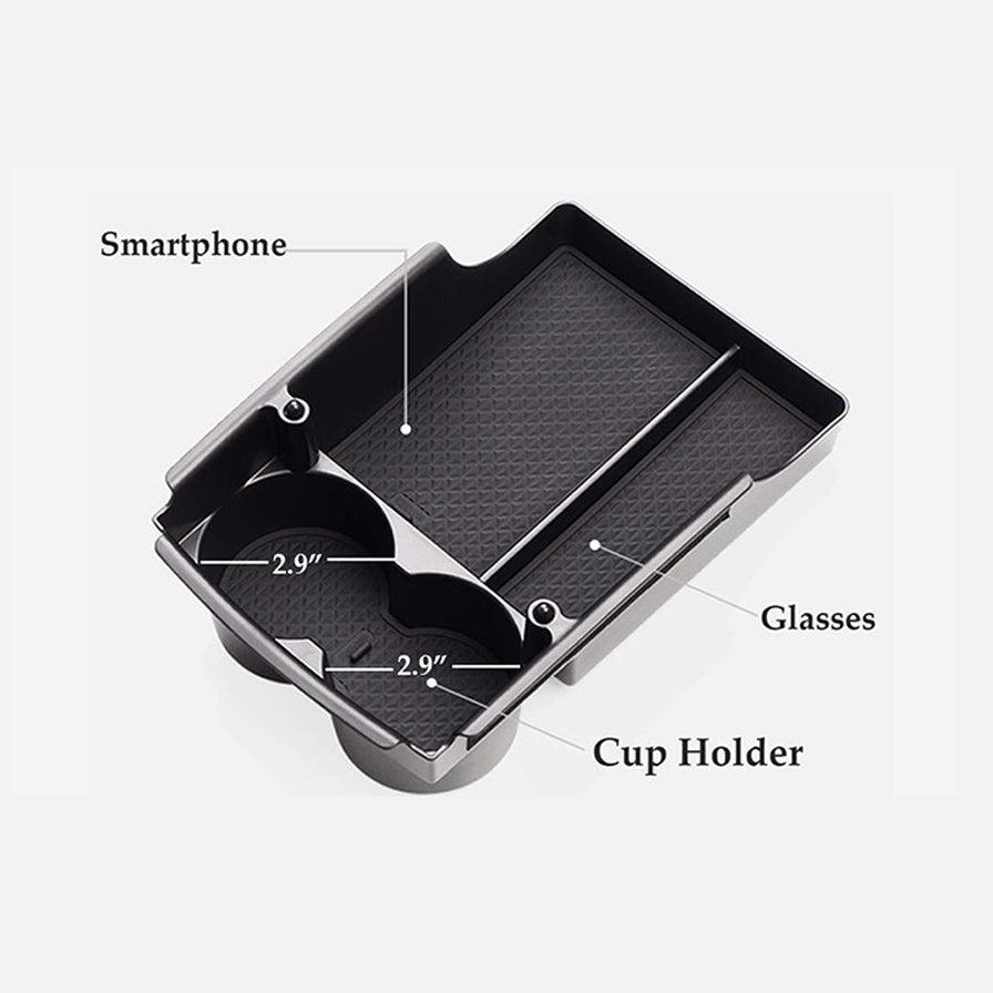 Model S/X Center Console Organizer Storage Box Tray Cup Holder (2016-2020)