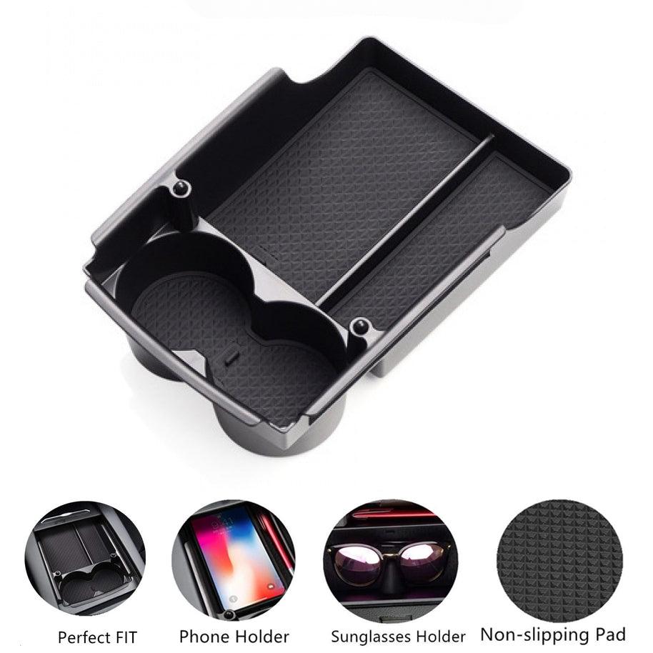 Model S/X Center Console Organizer Storage Box Tray Cup Holder (2016-2020)