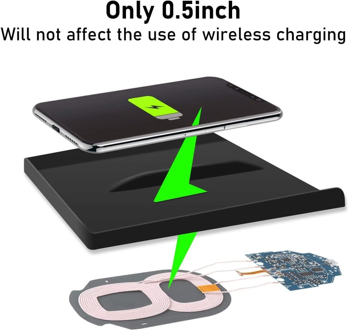Model S/X Wireless Charging Anti-slip Mat for Tesla (2021-2026)