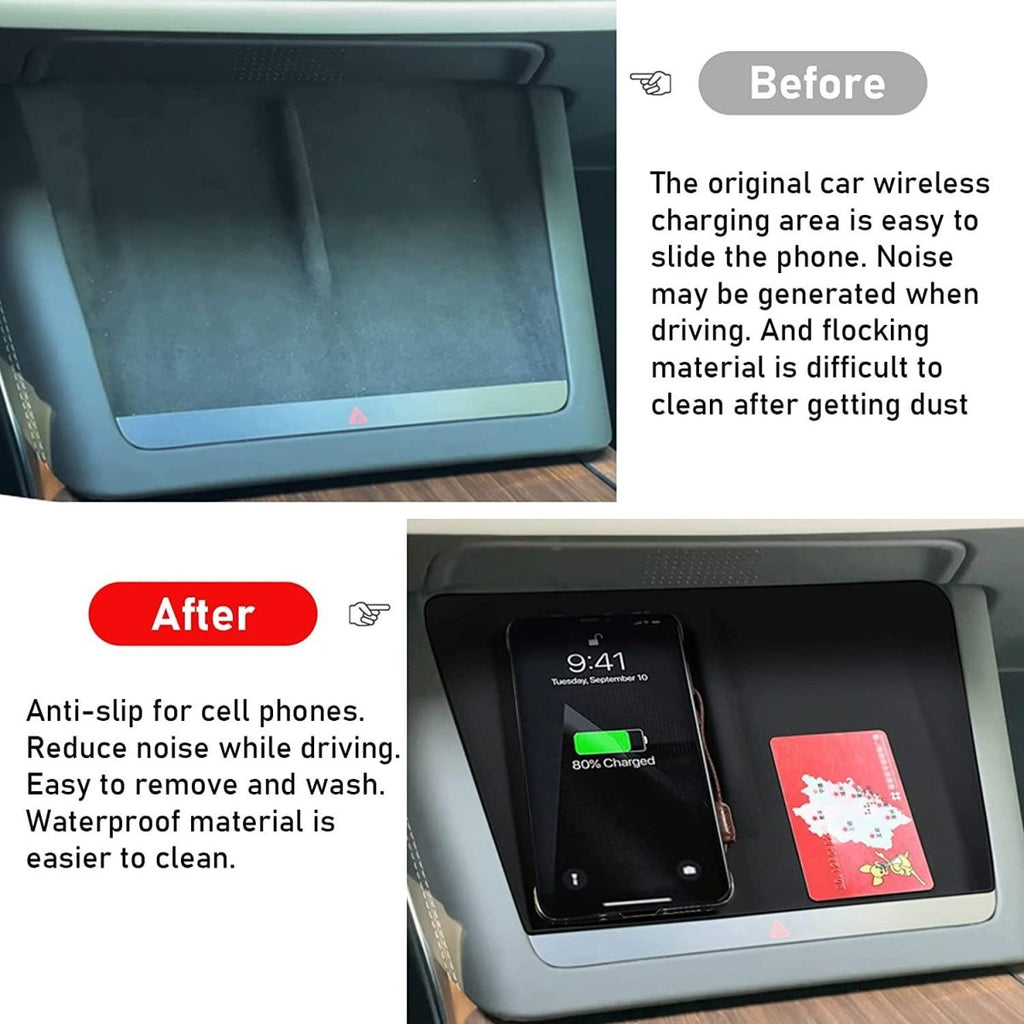 Model S/X Wireless Charging Anti-slip Mat for Tesla (2021-2026)